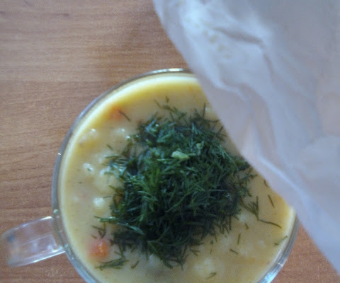 Zupa krem ziemniaczana z koperkiem 