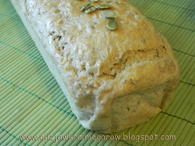 Chleb pszenno - żytni z ryżem, na zakwasie