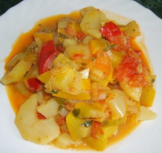 ziemniaczano-warzywny syty obiad...