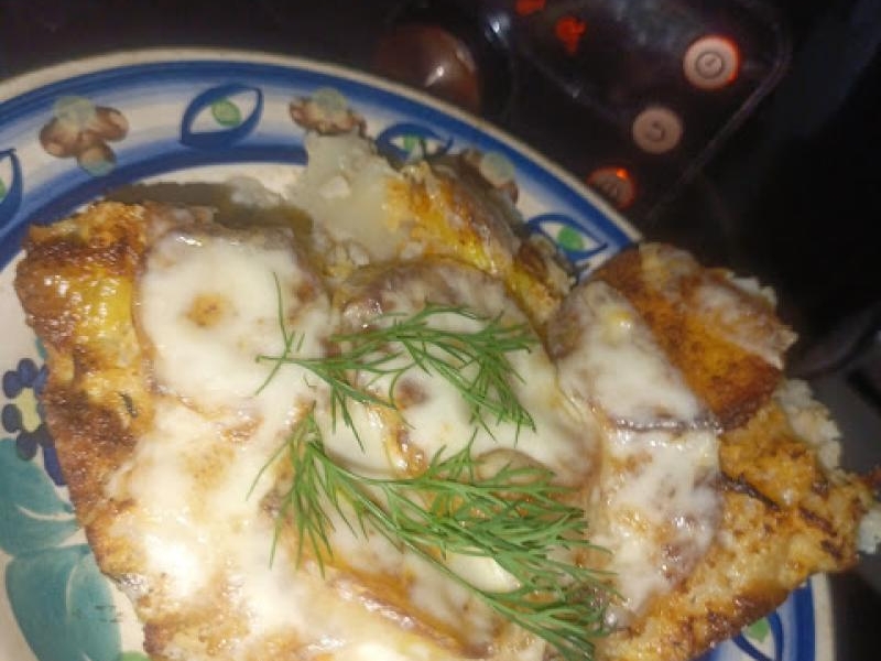 zapiekanka z kalafiora, ziemniakami, serem z airfryer...