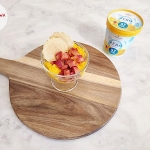 Sorbet z mango, śliwką...