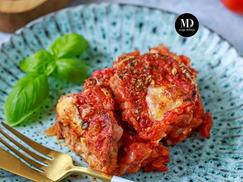 Fit zapiekanka z bakłażana