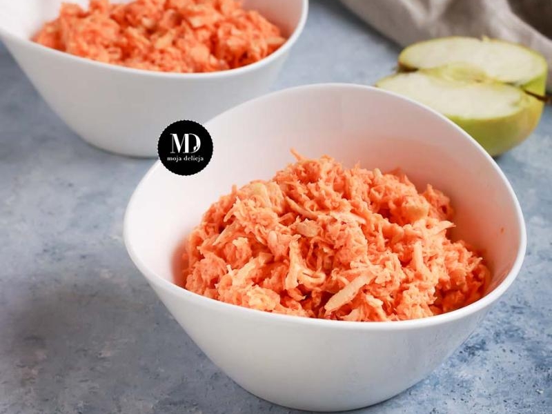 Surówka z marchewki i jabłka