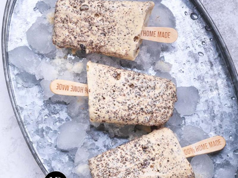 Świąteczne lody z brownie piernikowym