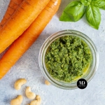 Pesto z natki marchewki