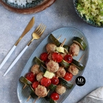 Szaszłyki z pulpetami z...