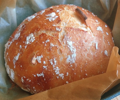 Włoski chleb bez zagniatania / No-Knead Italian Bread