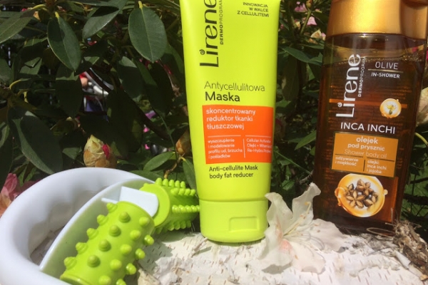 Antycellulitowa maska i masażer ręczny oraz odżywczy olejek pod prysznic - nowości marki Lirene