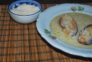 Włoska czosnkowa zupa-krem