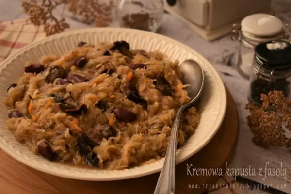Kremowa kapusta z fasolą – kuchnia podkarpacka