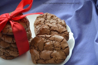 Mocno czekoladowe ciasteczka