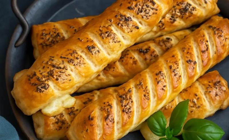 Parówki w cieście francuskim