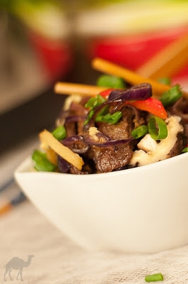 Stir-fry z marynowaną wołowiną czyli obiad w pół godziny