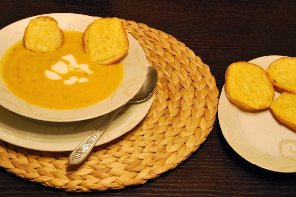 Zupa: krem cukiniowo-dyniowy