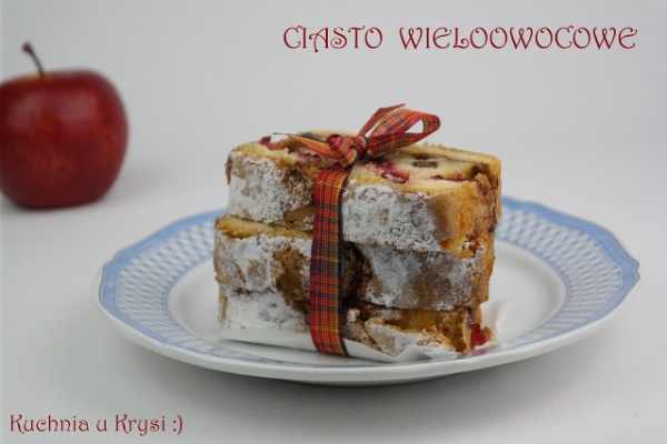 Ciasto wieloowocowe