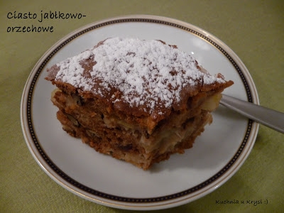 Ciasto jabłkowo-orzechowe