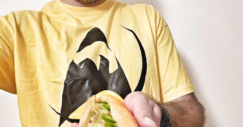 Hot dog z ketchupem z kiwi na Star Trek Day