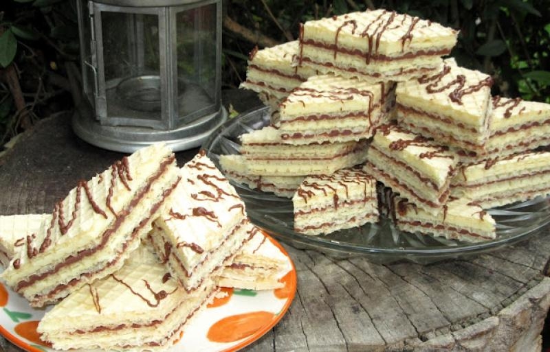 Wafelki z kremem z mleka w proszku, pyszne pischingery , szybkie i łatwe+FILM