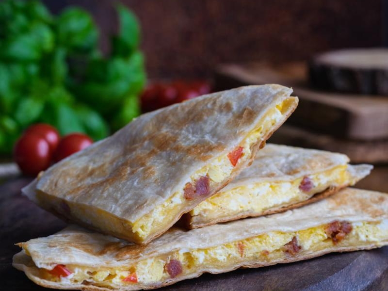 Quesadilla z jajecznicą