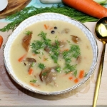 Zupa grzybowo-serowa