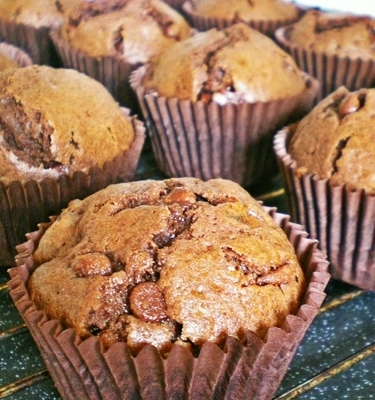 Muffinki czekoladowo - śliwkowe...