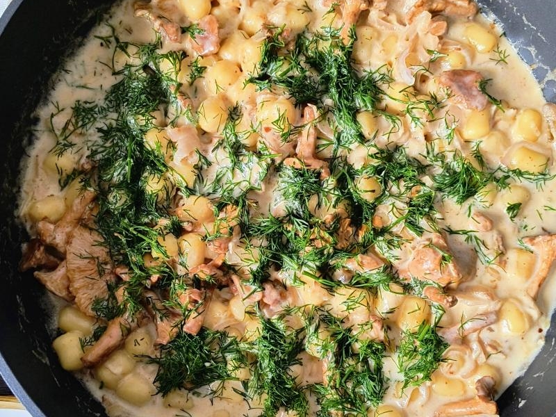 Gnocchi z kurkami