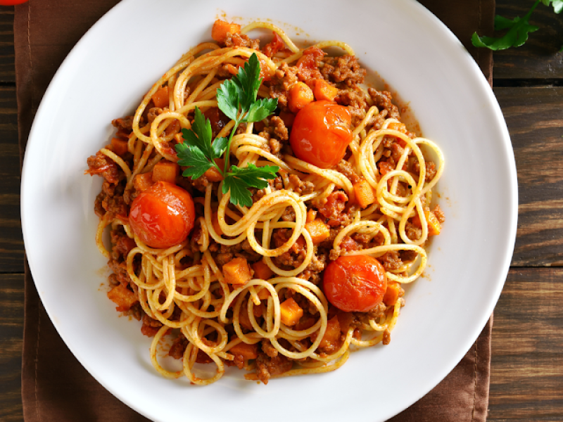 Przepis na Wegańskie Spaghetti Bolognese