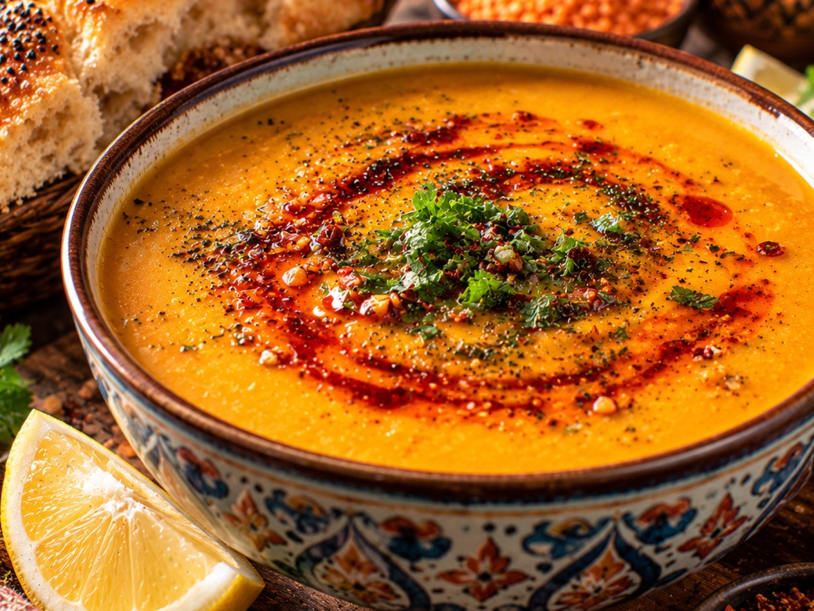 Turecka zupa z czerwonej soczewicy – Mercimek Çorbası