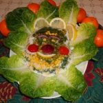 Galaretka z warzywami.