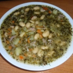 Zupa fasolowa.