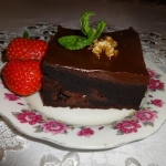 Mocno czekoladowe ciasto...