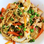 Chicken noodle stir-fry...