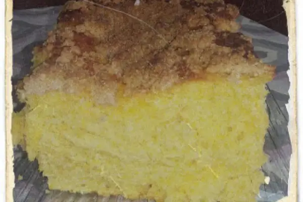 Drożdżowe ciasto z dynią i cynamonową kruszonką