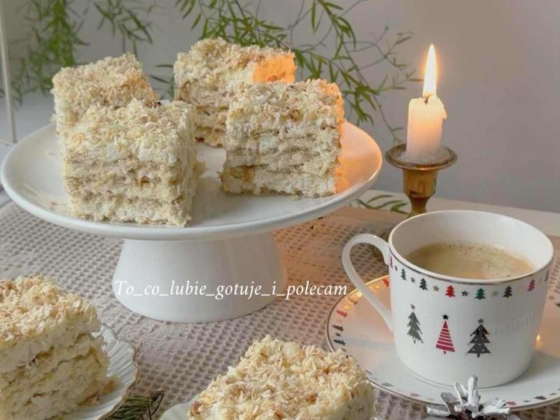 Rafaello na krakersach – ciasto bez pieczenia