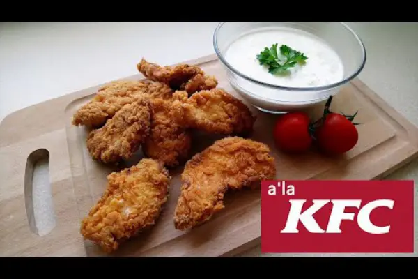stripsy jak z KFC - chrupiące kawałki kurczaka w panierce