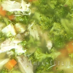 Zupa brokułowa na rosole