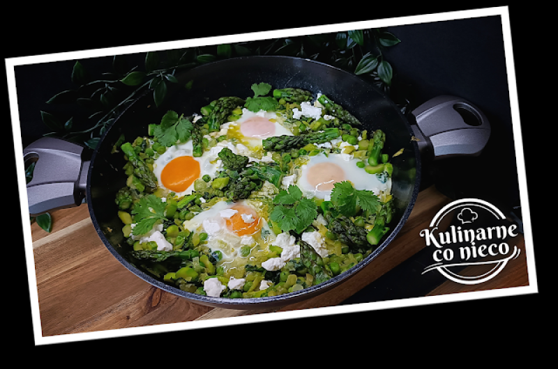 Shakshuka z Zielonych Warzyw