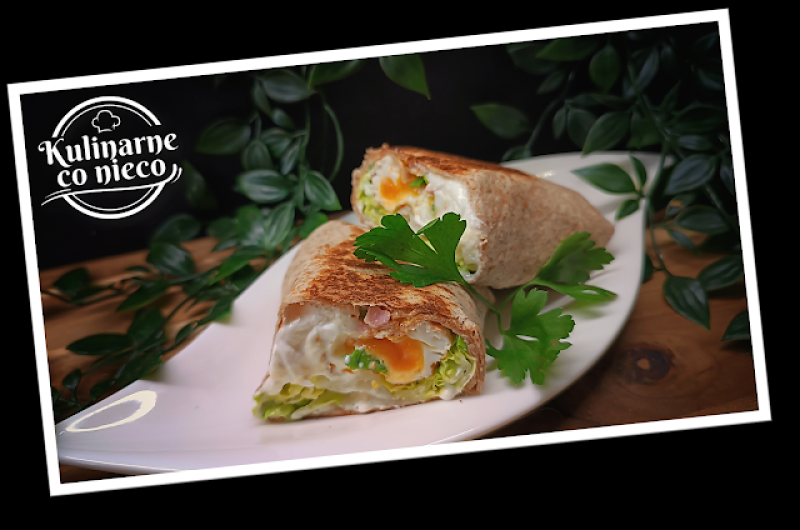 Fit Wrap Śniadaniowy z Jajkiem (*SERIA FIT*)