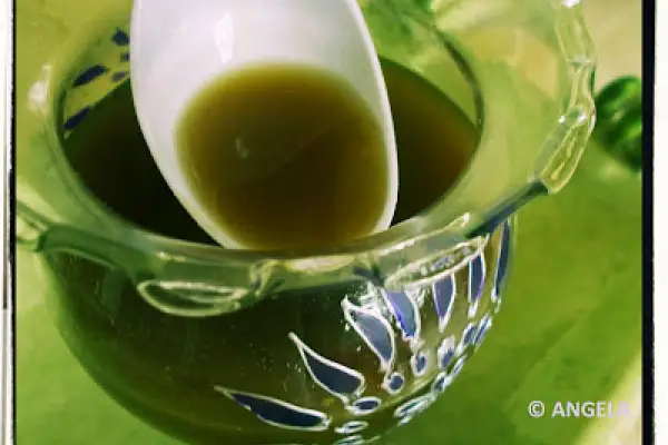 Syrop miętowy (domowy) -  Mint Syrup Recipe - Sciroppo di menta fatto in casa