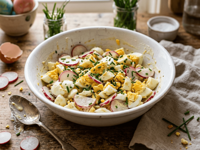 Przepis na sałatkę jajeczną wielkanocną