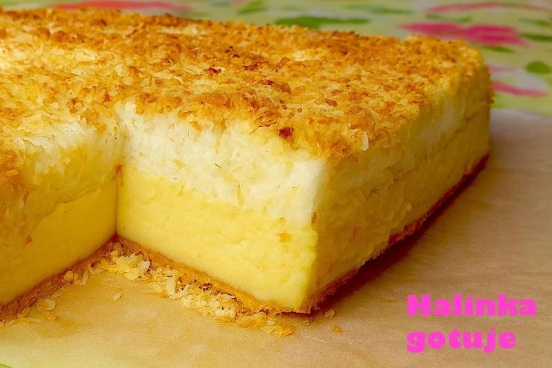 Sernik z bezą kokosową – klasyczny, domowy i bardzo smaczny