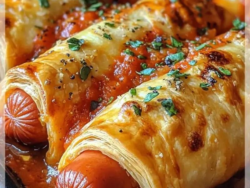 Pieczone Hot Dogi w Sosie Pomidorowym to pyszna przekąska