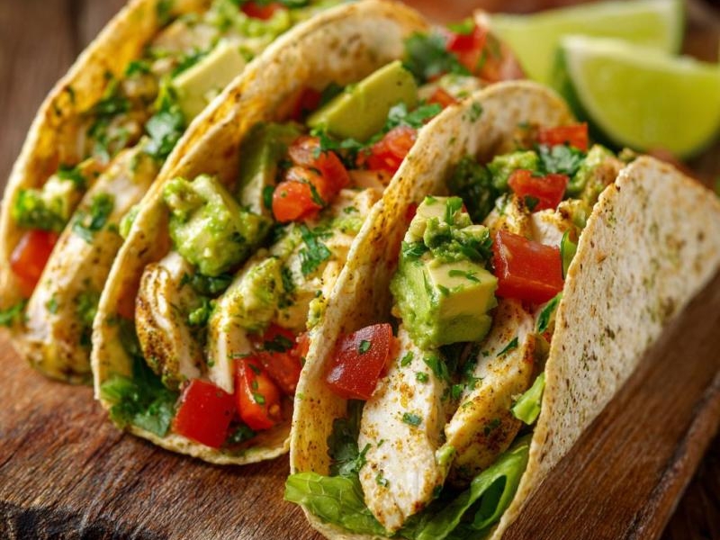 Tacos z kurczakiem i awokado – odkryj ich smak już dziś!