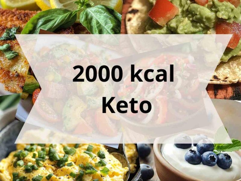 Keto plan posiłków na cały dzień – 2000 kcal