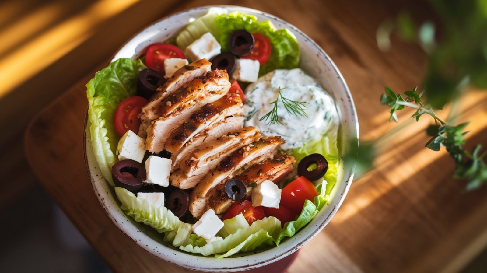 Keto sałatka gyros – przepis na niskowęglowodanową wersję