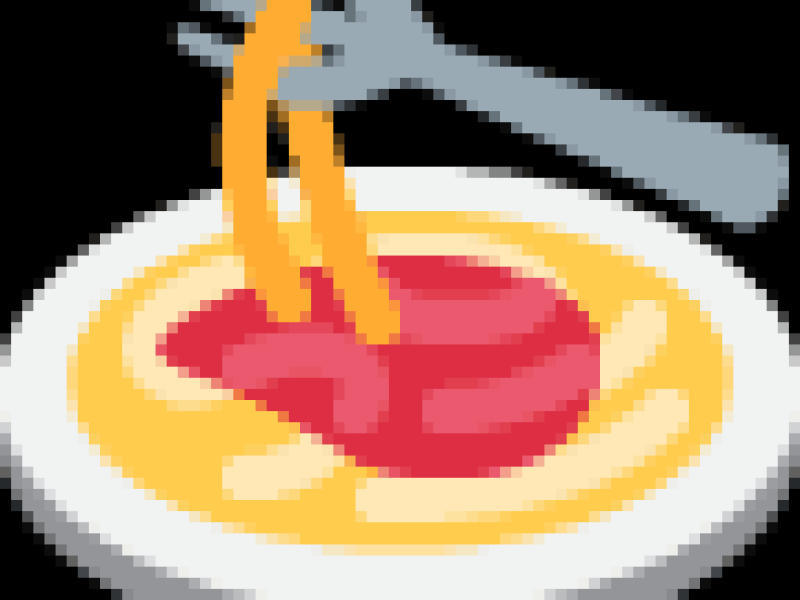 Makaron z porem, szynką i śmietaną