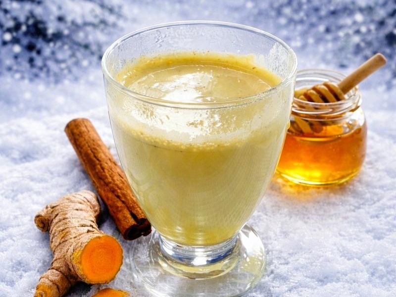 Złote mleko na zimowy wieczór