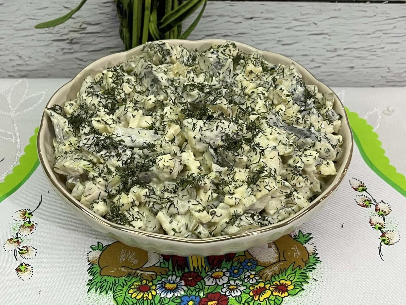 Śledzie w sosie tatarskim