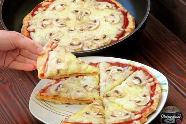 Pizza z patelni - danie dla ludzi bez czasu, gotowe w 20 minut