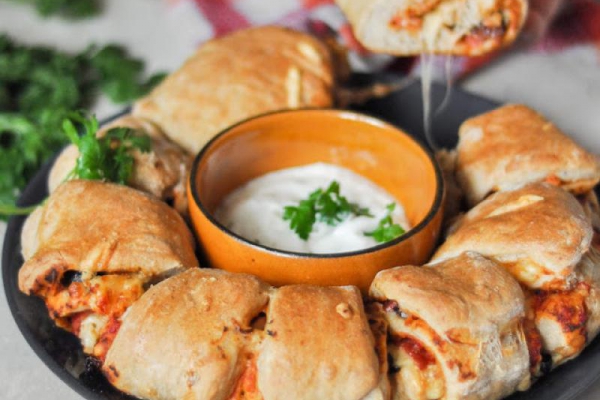 Prosty wieniec pizzowy